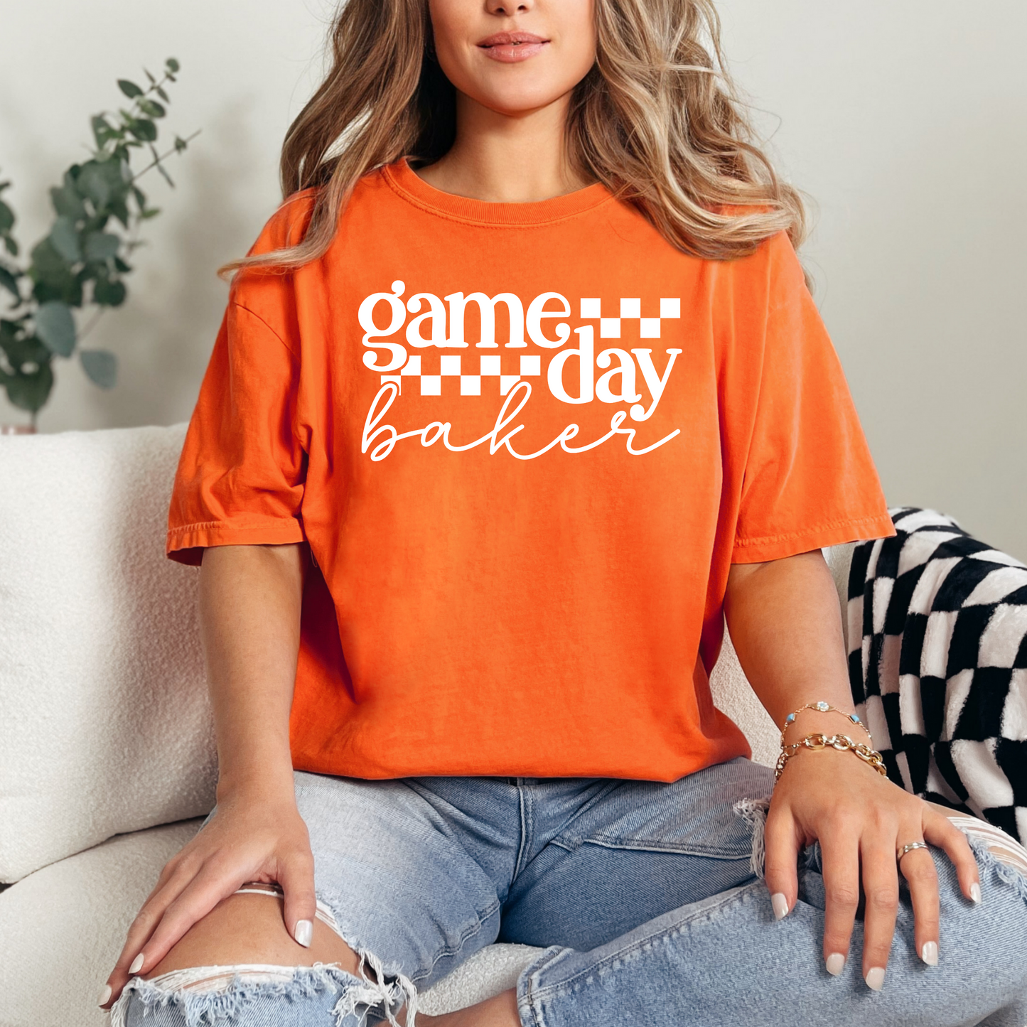 Game Day Baker [White Design] - T-Shirt