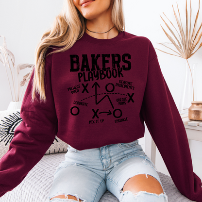 Bakers Playbook [Black Design] - Sweatshirt