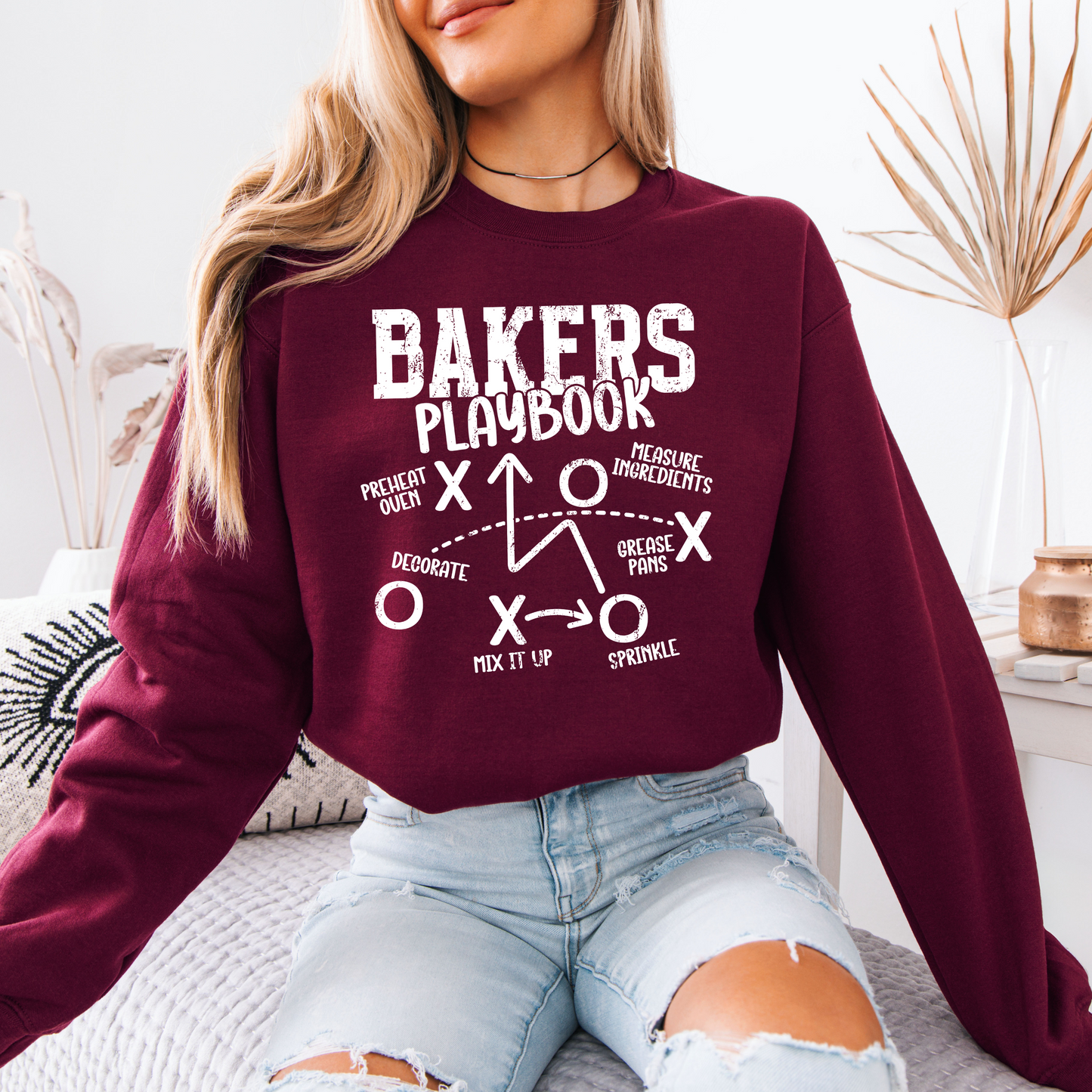 Bakers Playbook [White Design] - Sweatshirt