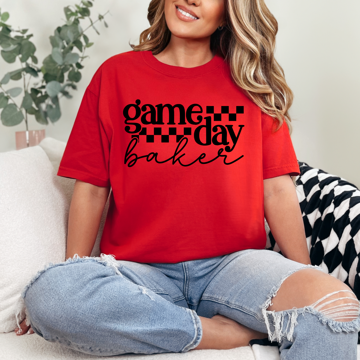Game Day Baker [Black Design] - T-Shirt
