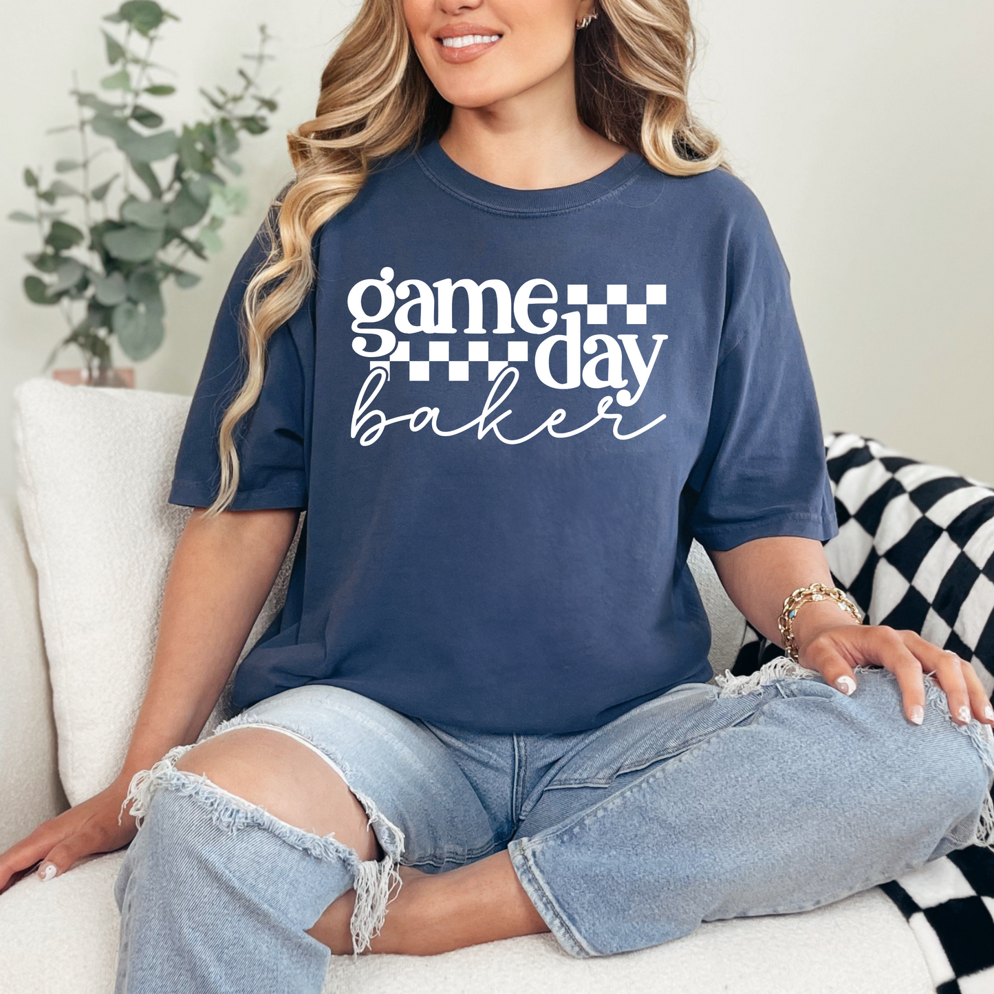 Game Day Baker [White Design] - T-Shirt