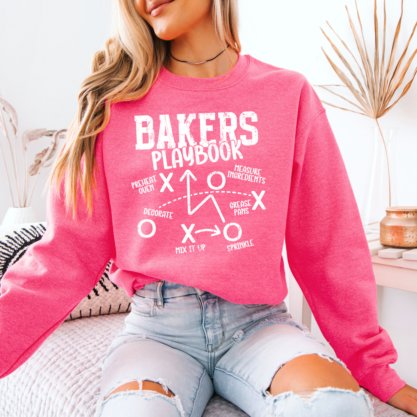 Bakers Playbook [White Design] - Sweatshirt