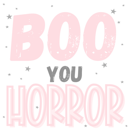 Boo You Horror [pink] - Tags