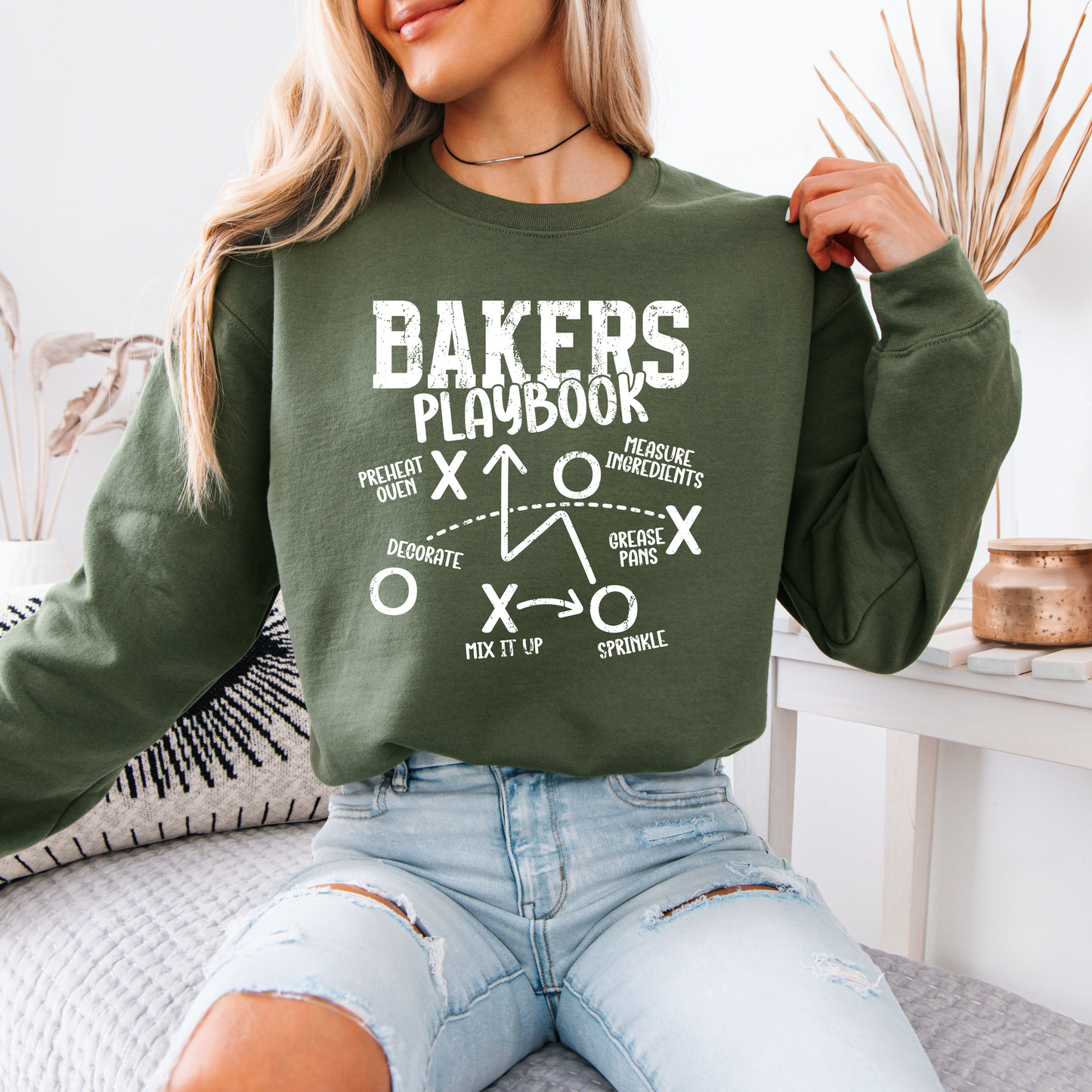 Bakers Playbook [White Design] - Sweatshirt
