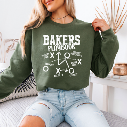 Bakers Playbook [White Design] - Sweatshirt