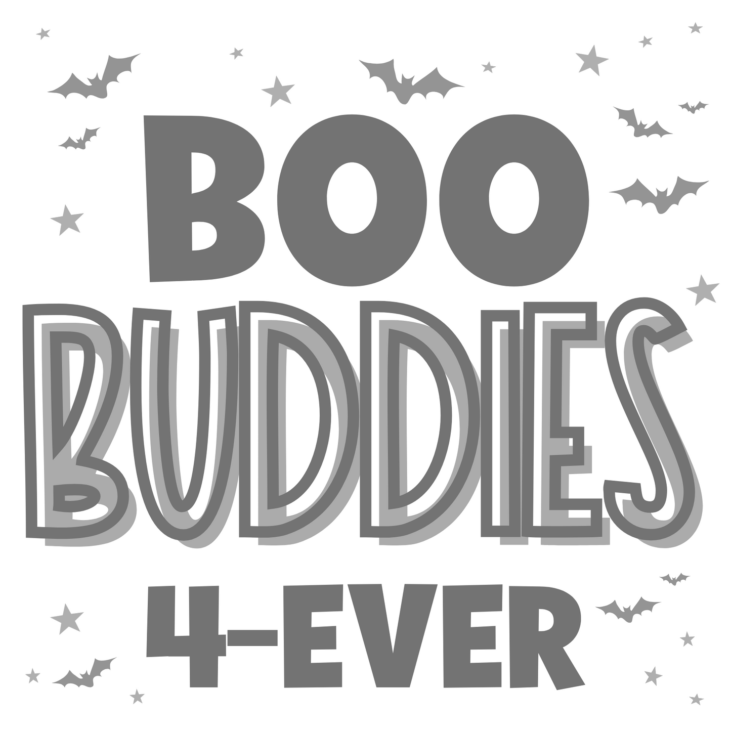 Boo Buddies 4-Ever [All black] - Tags