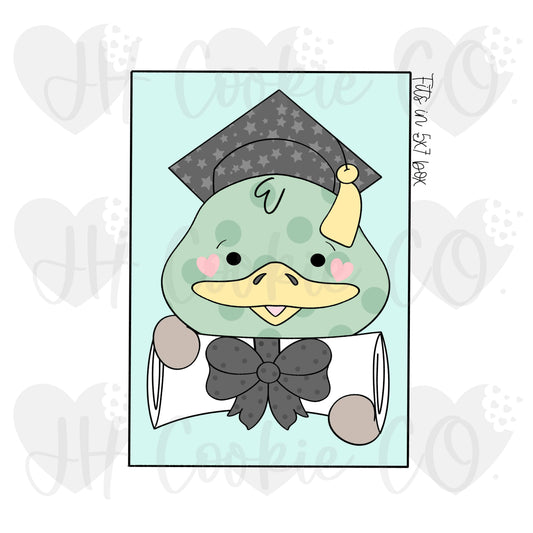 2 Piece Grad Mascot Set Duck - Cookie Cutter