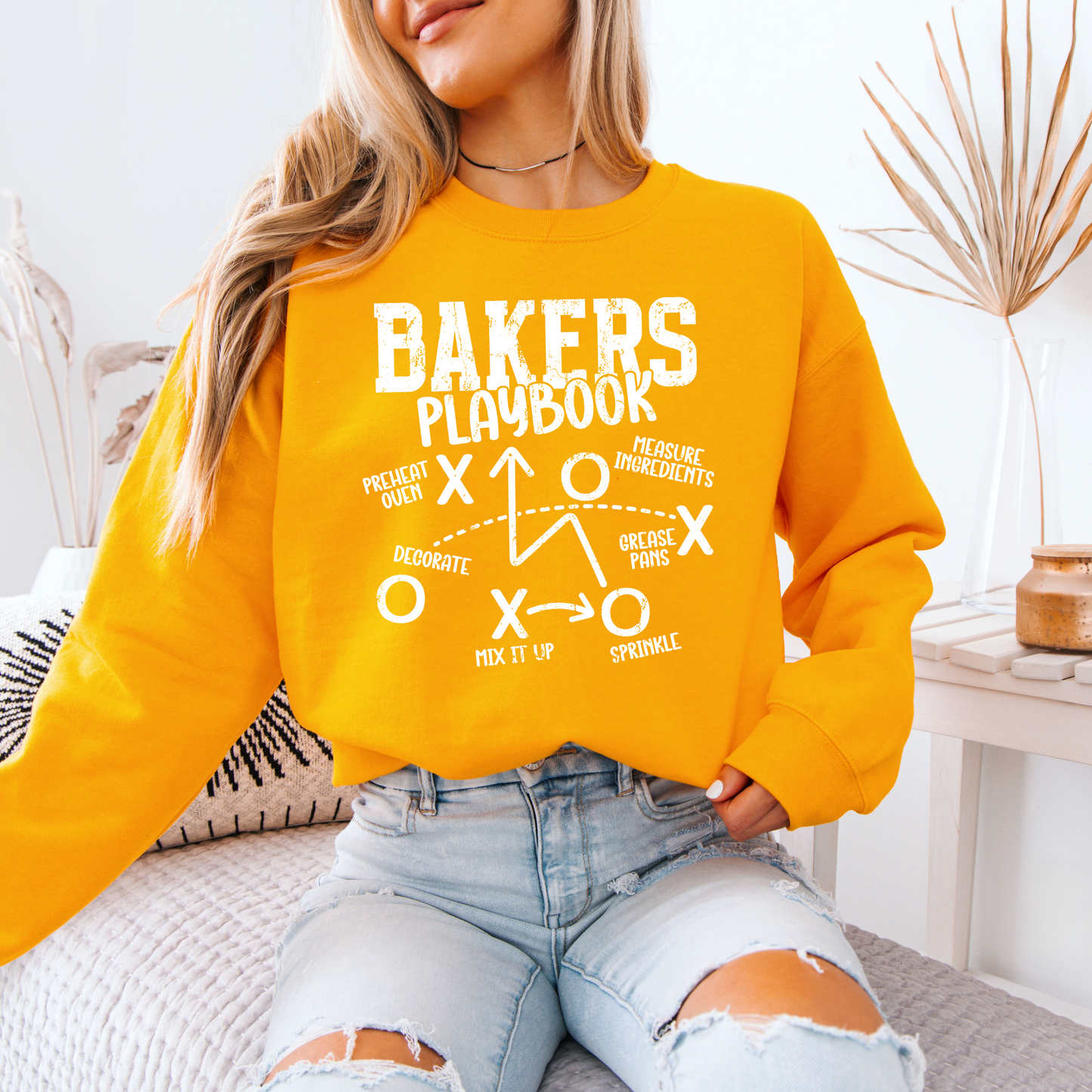 Bakers Playbook [White Design] - Sweatshirt