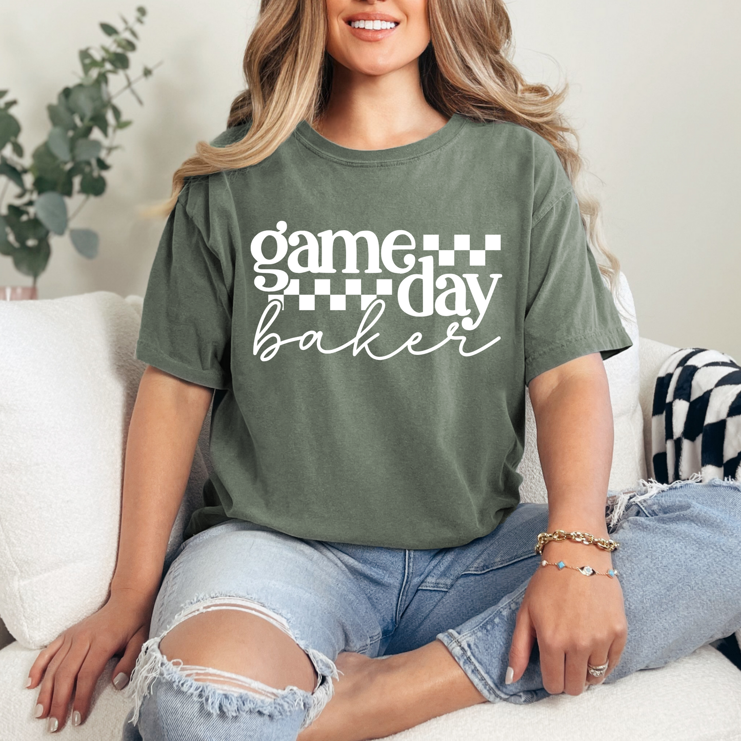 Game Day Baker [White Design] - T-Shirt