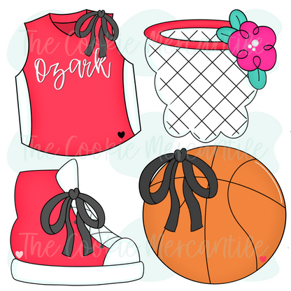 Girly Basketball Set - Cookie Cutters