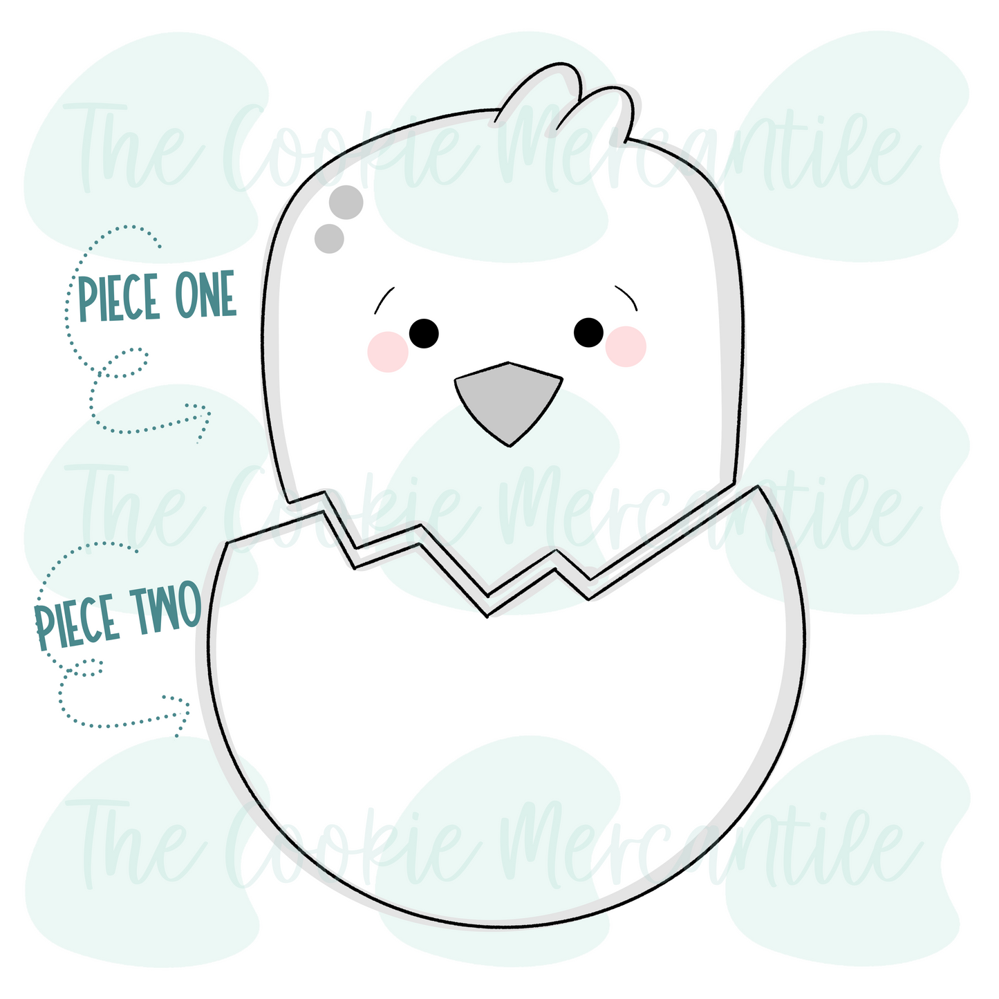 Boy Chick 2 Piece Set - Cookie Cutter