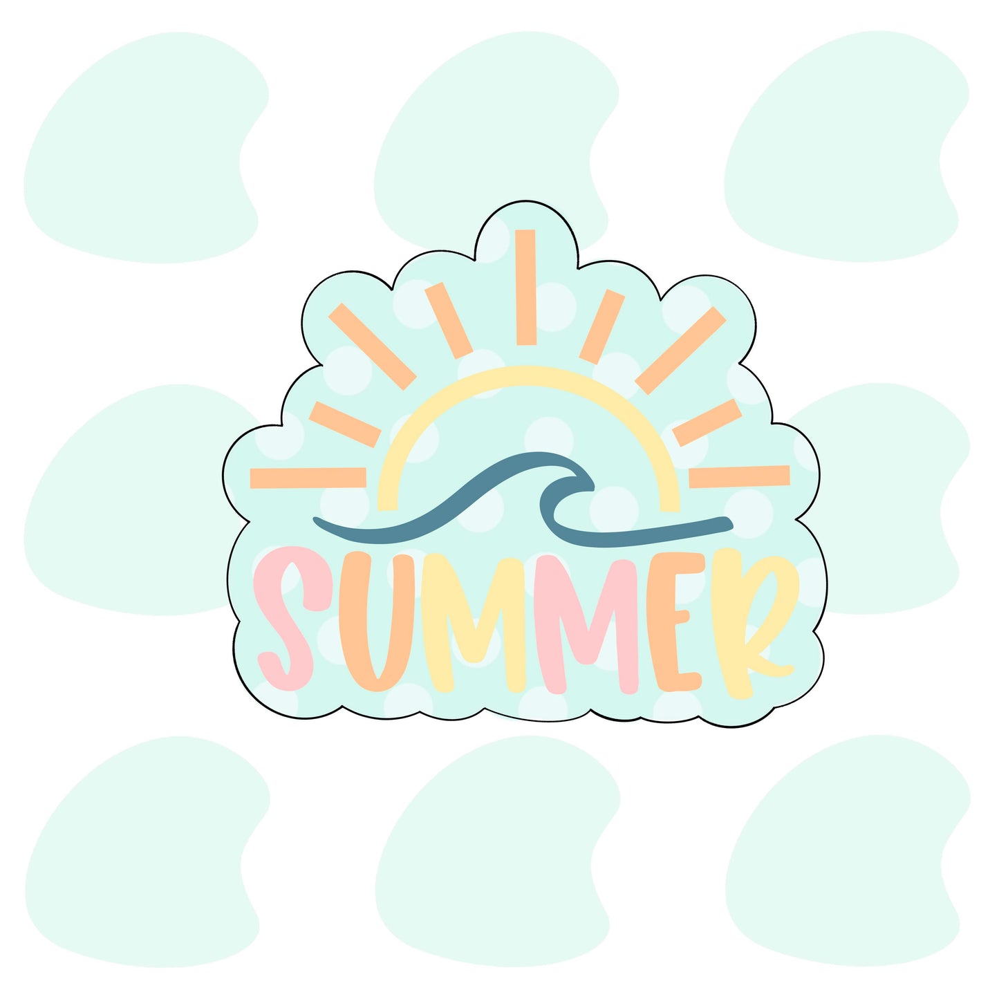 Summer 23 Plaque - Cookie Cutter