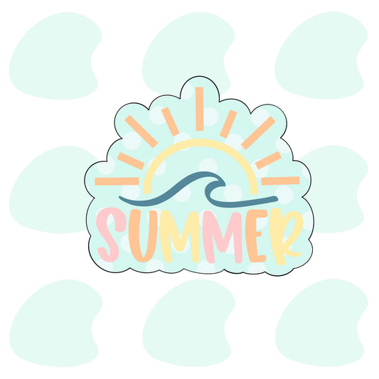 Summer 23 Plaque - Cookie Cutter