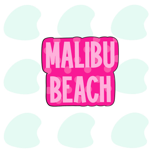 Malibu Beach Plaque Barbie 2023
