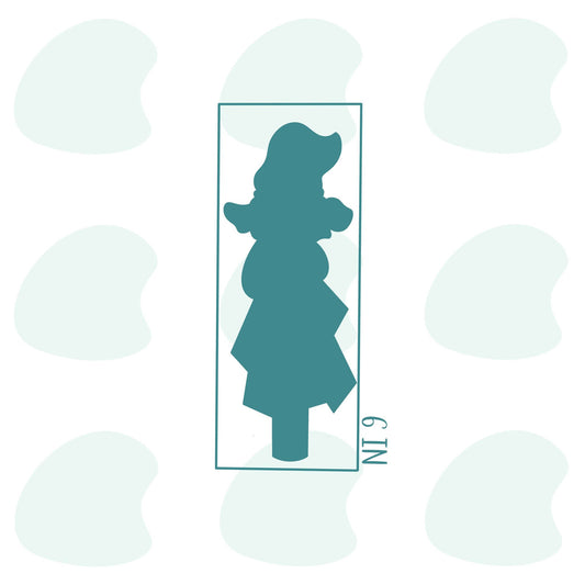 Skinny Witch Hat Cookie Pop 6in - Cookie Cutter