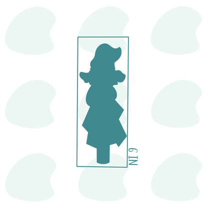 Skinny Witch Hat Cookie Pop 6in - Cookie Cutter