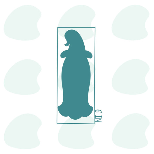 Skinny Witch Ghost 6in - Cookie Cutter