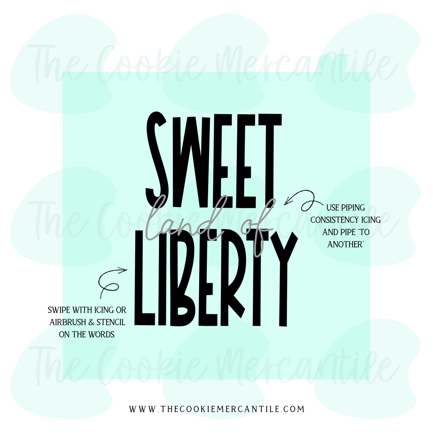 Sweet land of Liberty - STENCIL