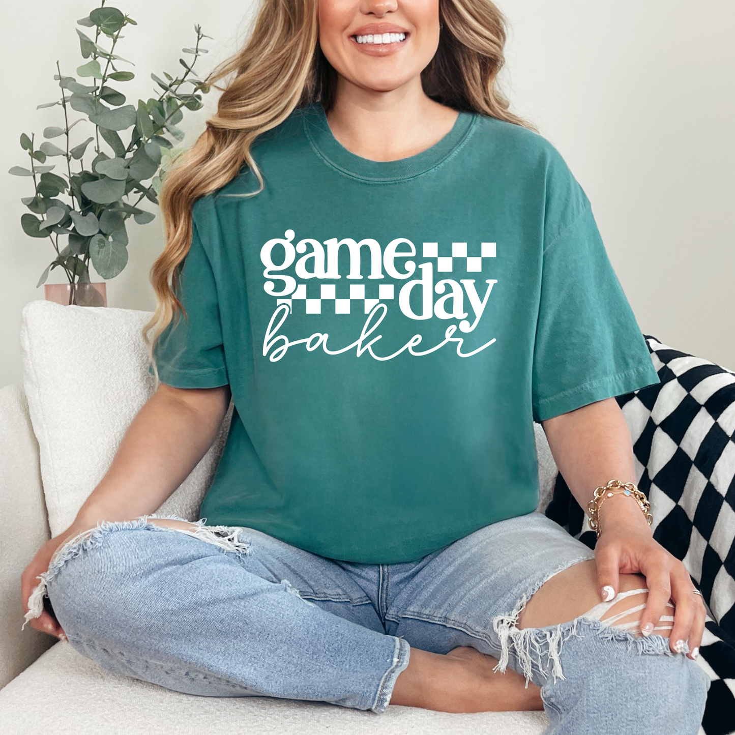 Game Day Baker [White Design] - T-Shirt