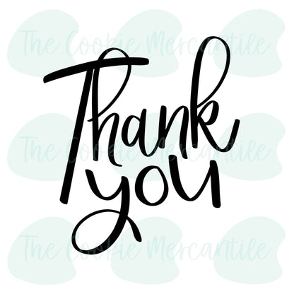 Thank You 2019 Plaque - Cookie Cutter