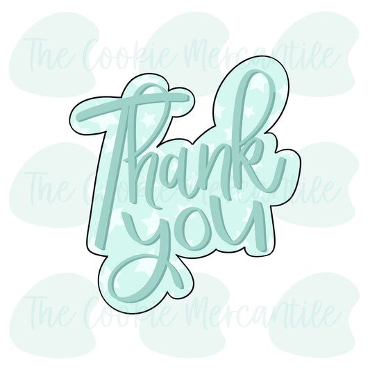 Thank You 2019 Plaque - Cookie Cutter