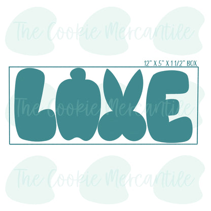 School Love Stick Set  -  Cookie Cutter