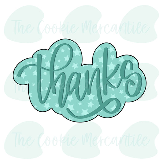 Thanks Plaque 2020- Cookie Cutter