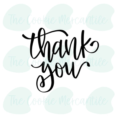 Thank You Plaque 2020- Cookie Cutter