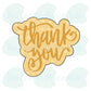 Thank You Plaque 2020- Cookie Cutter