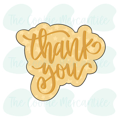 Thank You Plaque 2020- Cookie Cutter