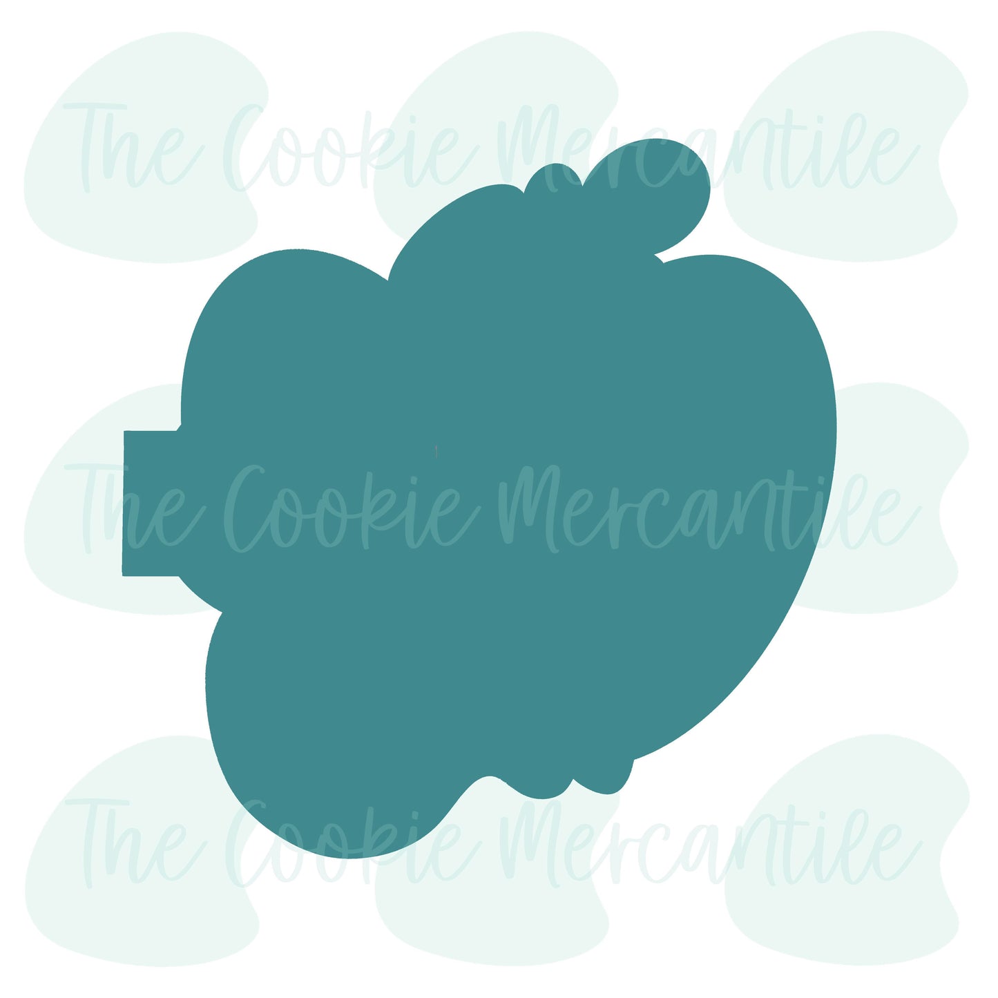 Mabel Bookworm Apple - Cookie Cutter