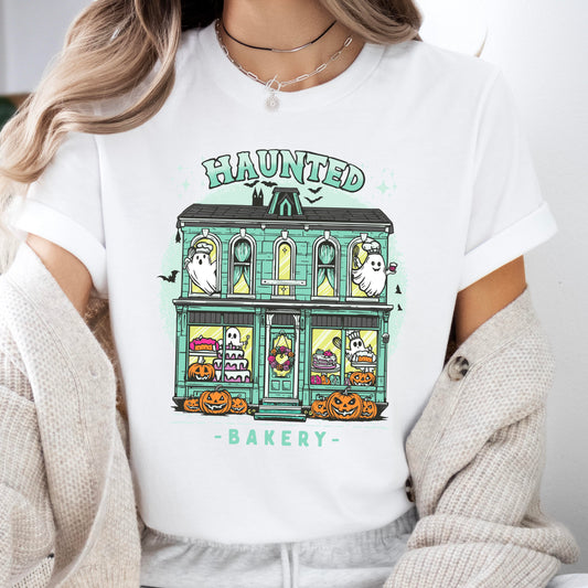 Haunted Bakery- (Front Design) T-shirt