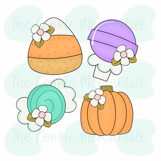 Floral Halloween Candy Set - Cookie Cutter