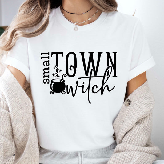 Small Town Witch -Bella Canvas - T-shirt