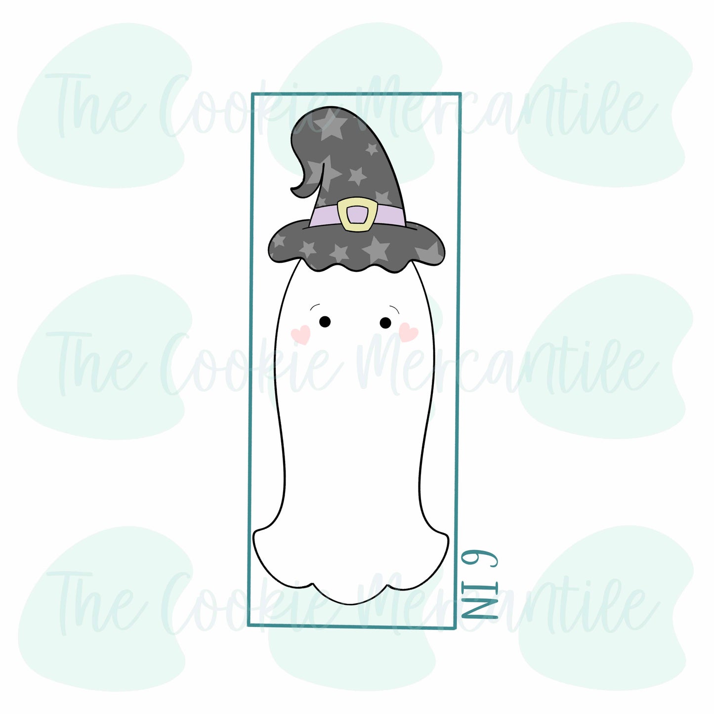 Skinny Witch Ghost 6in - Cookie Cutter