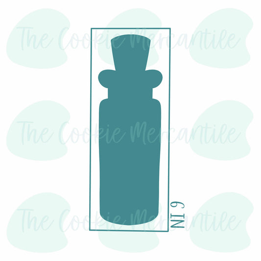 Skinny Square Potion Bottle 6in - Cookie Cutter
