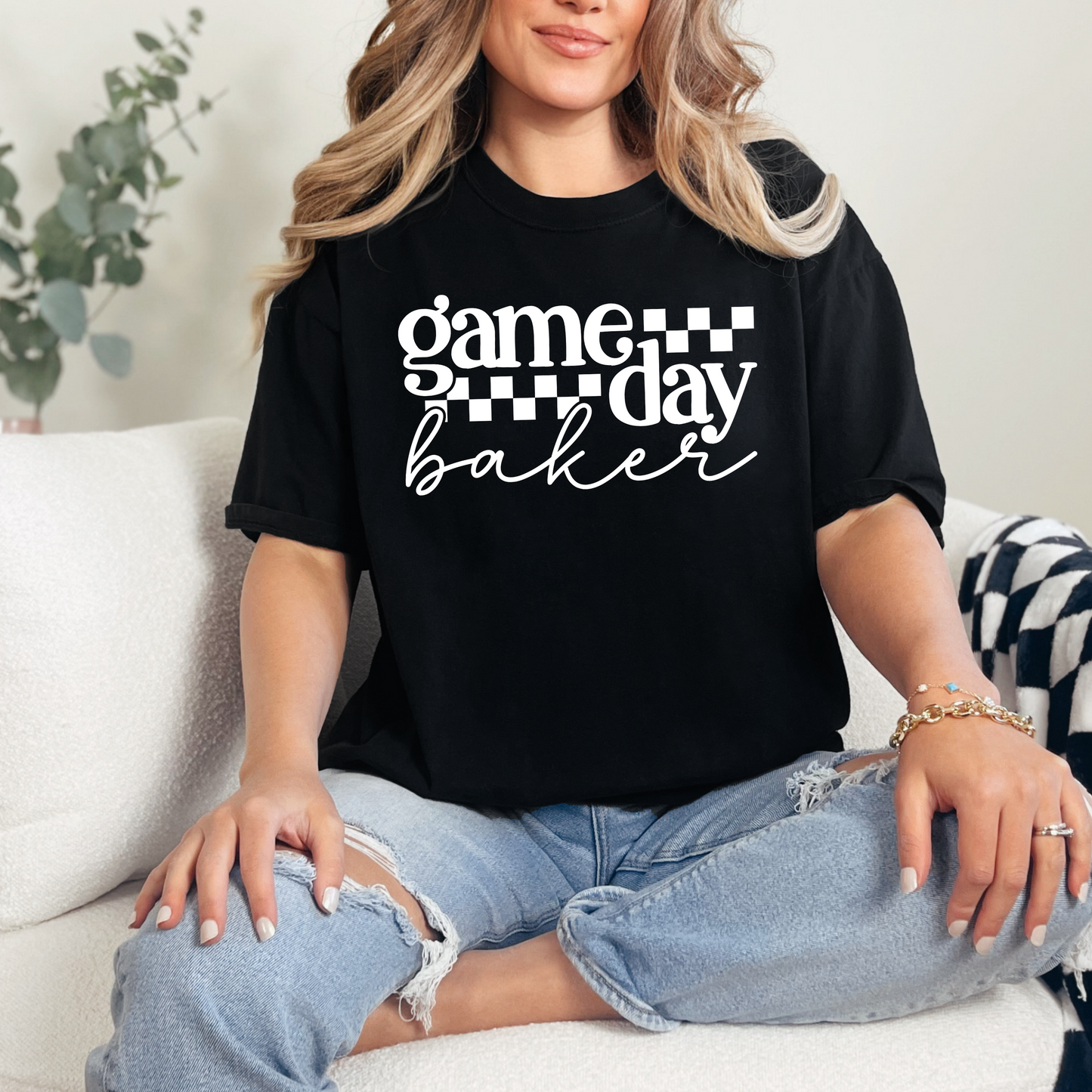 Game Day Baker [White Design] - T-Shirt