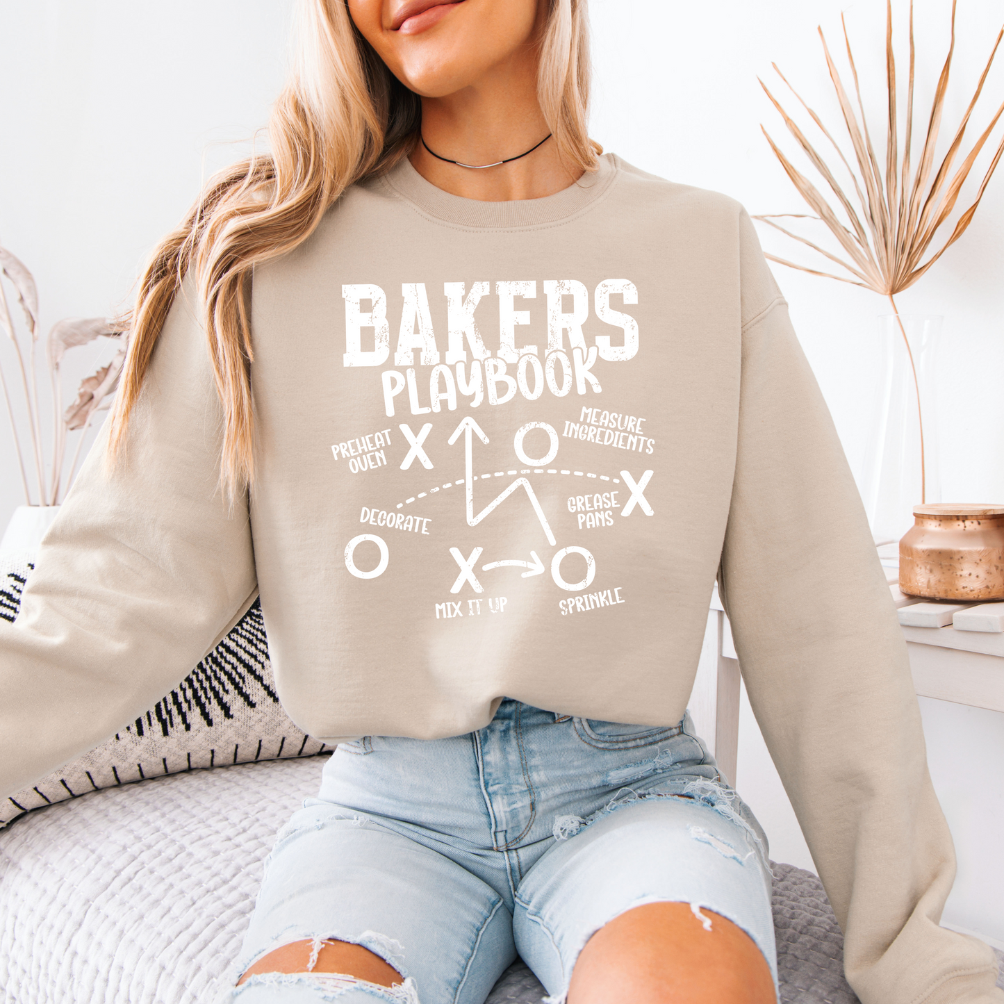 Bakers Playbook [White Design] - Sweatshirt