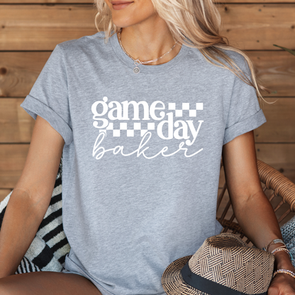 Game Day Baker [White Design] - T-Shirt