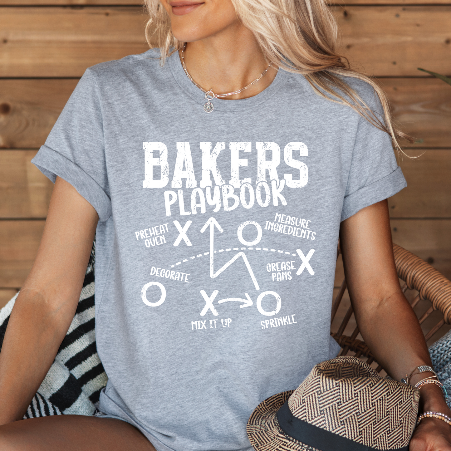 Bakers Playbook [White Design] - T-Shirt
