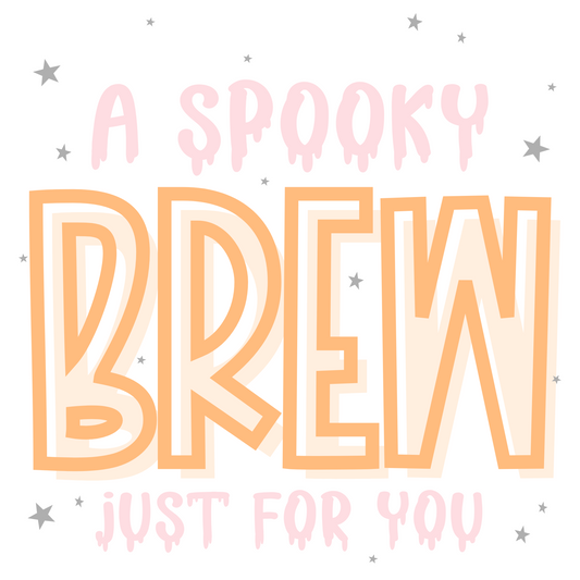 A Spooky Brew Just For You [orange]- Tags