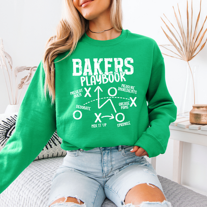Bakers Playbook [White Design] - Sweatshirt