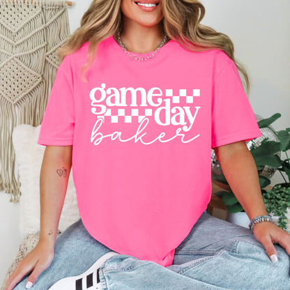 Game Day Baker [White Design] - T-Shirt