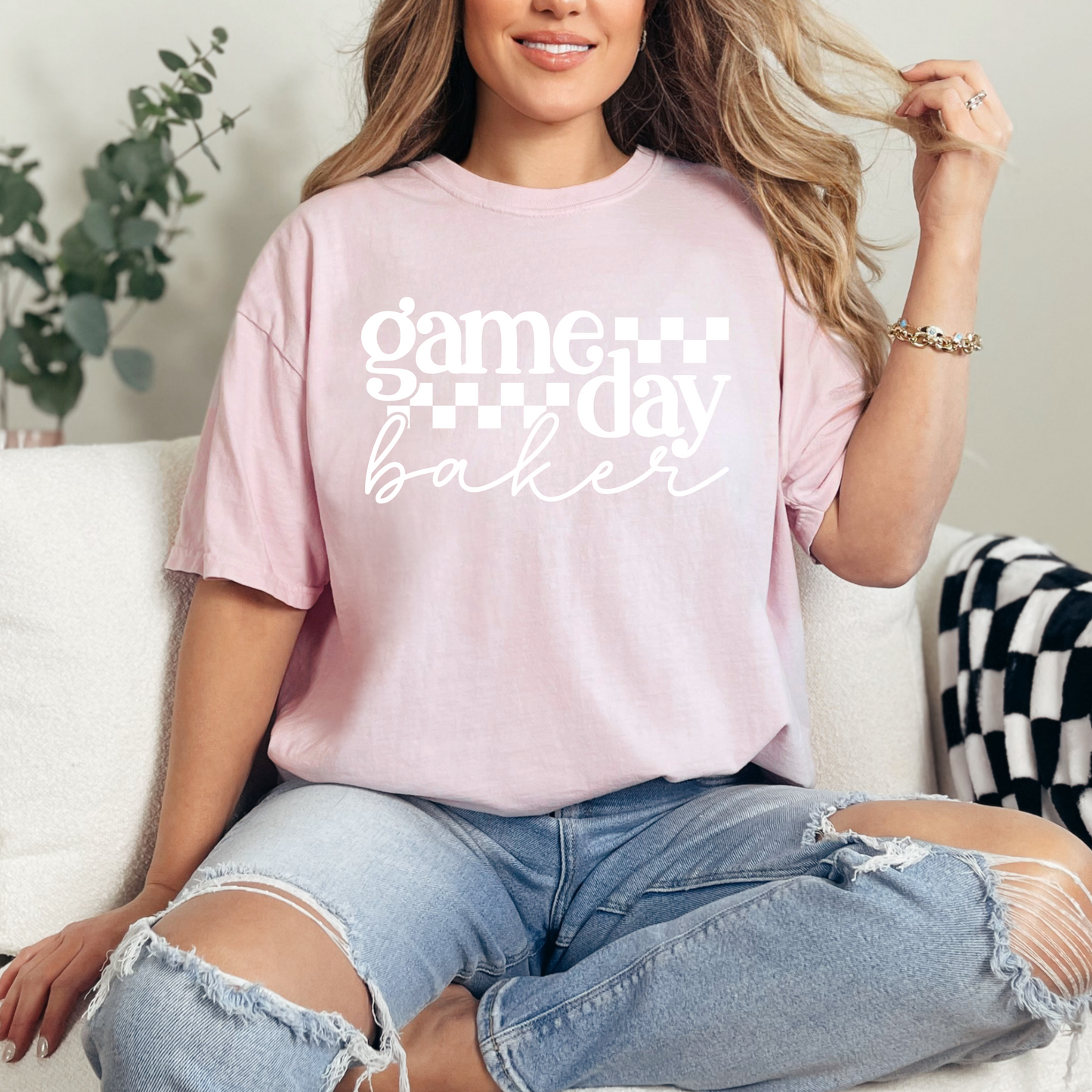 Game Day Baker [White Design] - T-Shirt