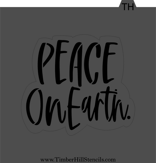 Peace On Earth. - Stencil