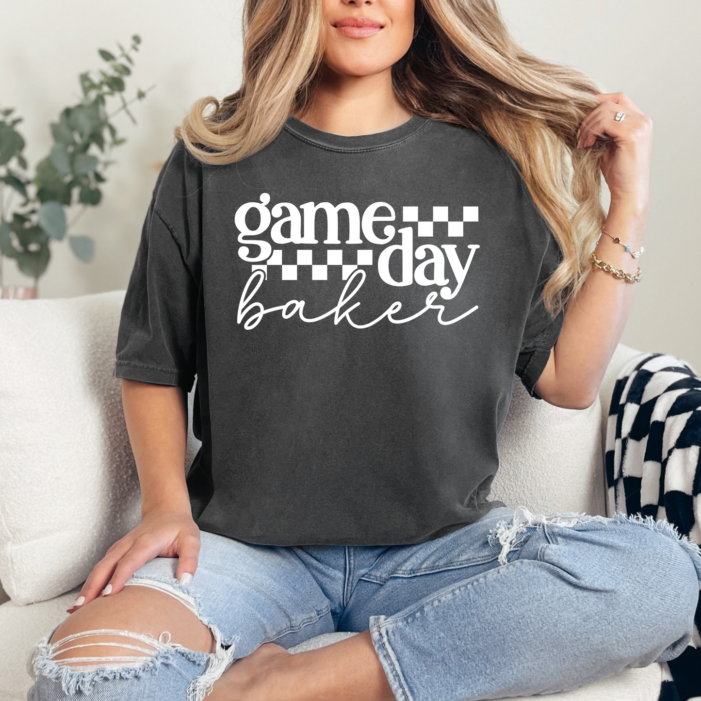 Game Day Baker [White Design] - T-Shirt