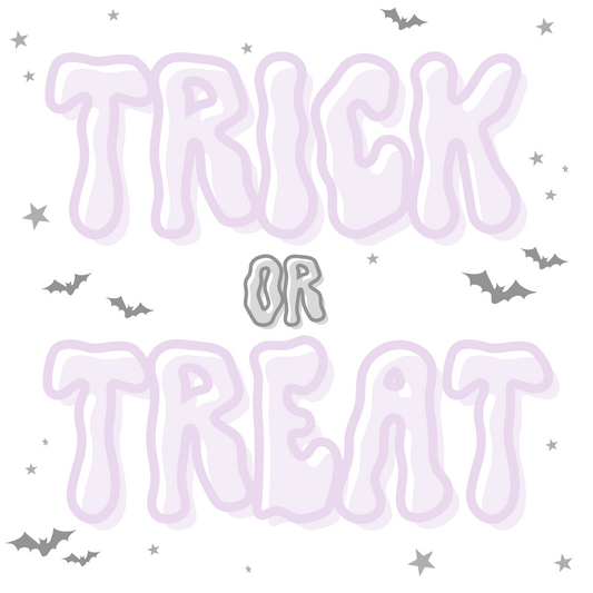 Trick or Treat [purple]- Tags