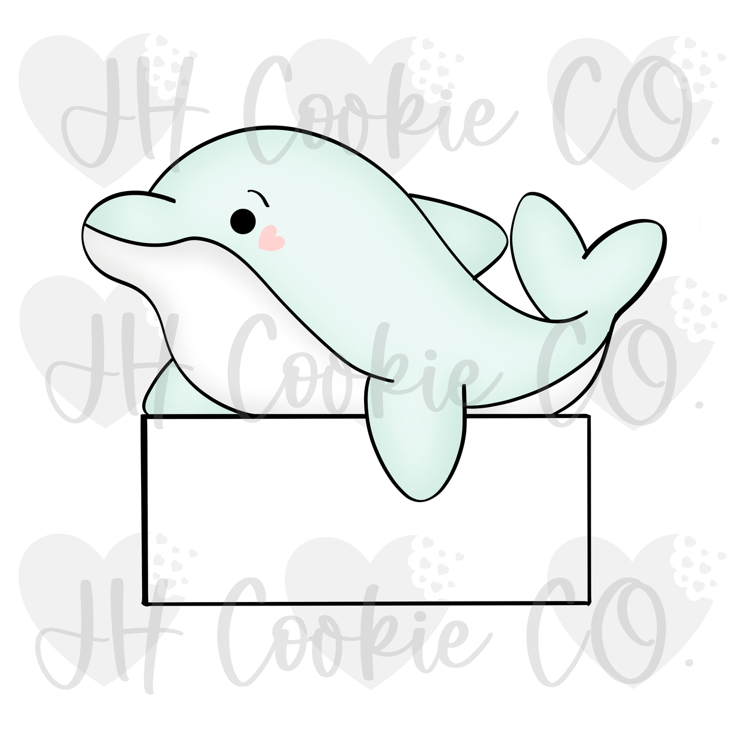 Dolphin  Name Plaque (2022) - Cookie Cutter