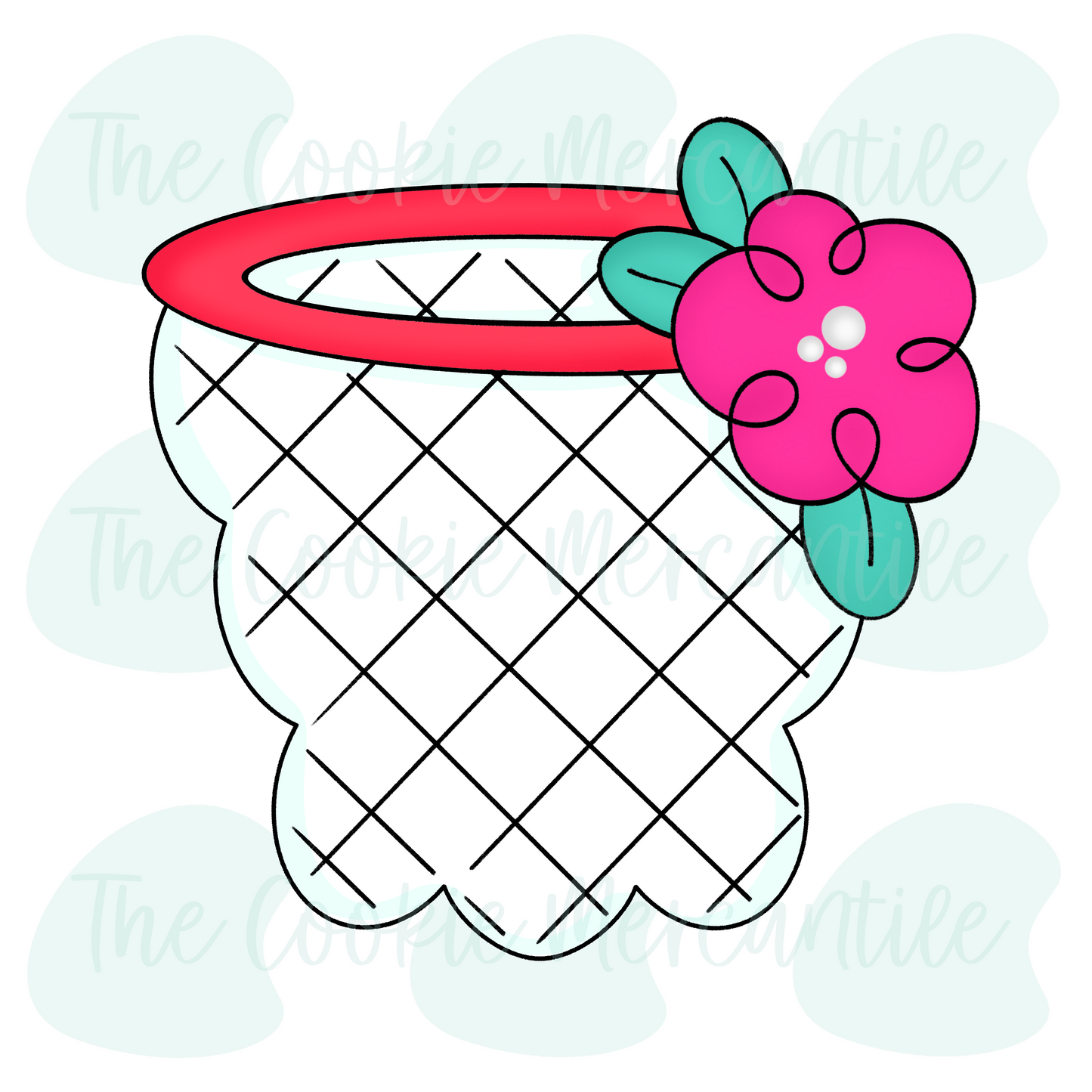 Girly Basketball Set - Cookie Cutters