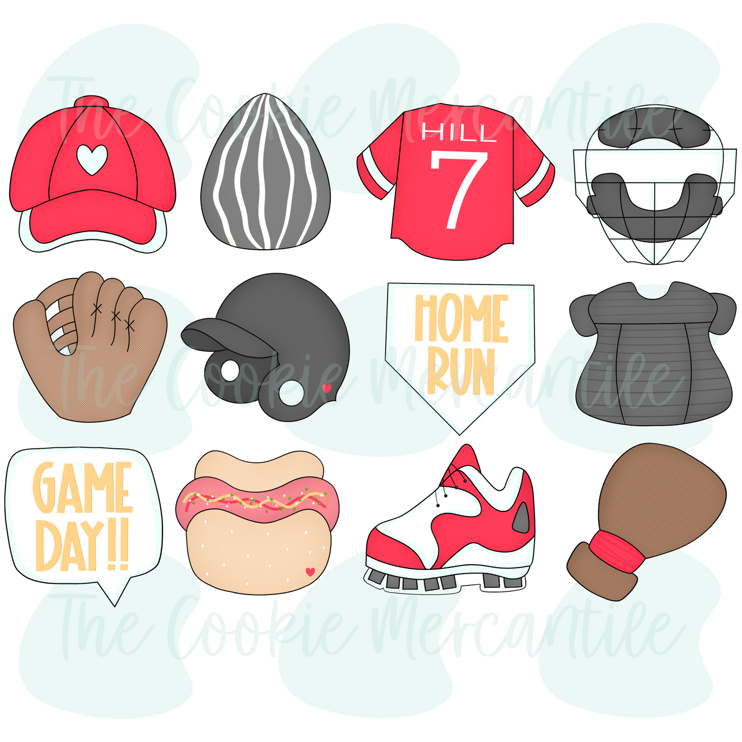 Baseball Set - Cookie Cutters